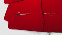 Tapis de voiture rouges pour Alfa Romeo Brera Coupé 3 portes (2005-2010)