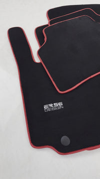 Tapis de voiture noir pour Mercedes-Benz Classe C W206 (2021-2023) Design ER56