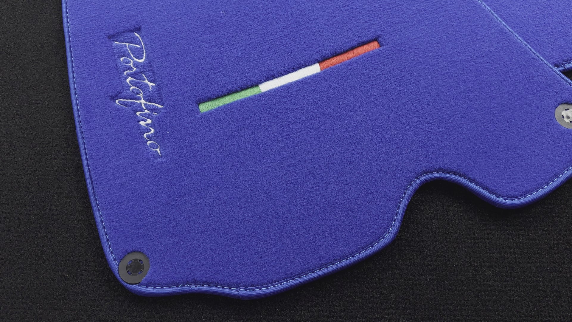 Tapis de Voiture Bleus pour Ferrari Portofino (2018-2023) Édition Italienne - AutoWin