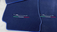 Tapis de voiture bleu foncé pour Alfa Romeo Stelvio (2017–2023)
