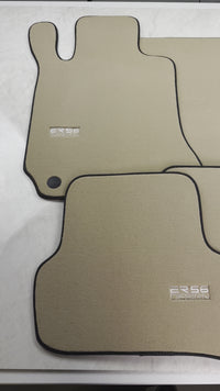Beige Floor Mats For Mercedes-Benz C-Class W204 (2007-2014)
