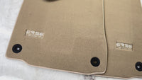 Beige Floor Mats for Lexus RC-F (2015-2024) by ER56 Design