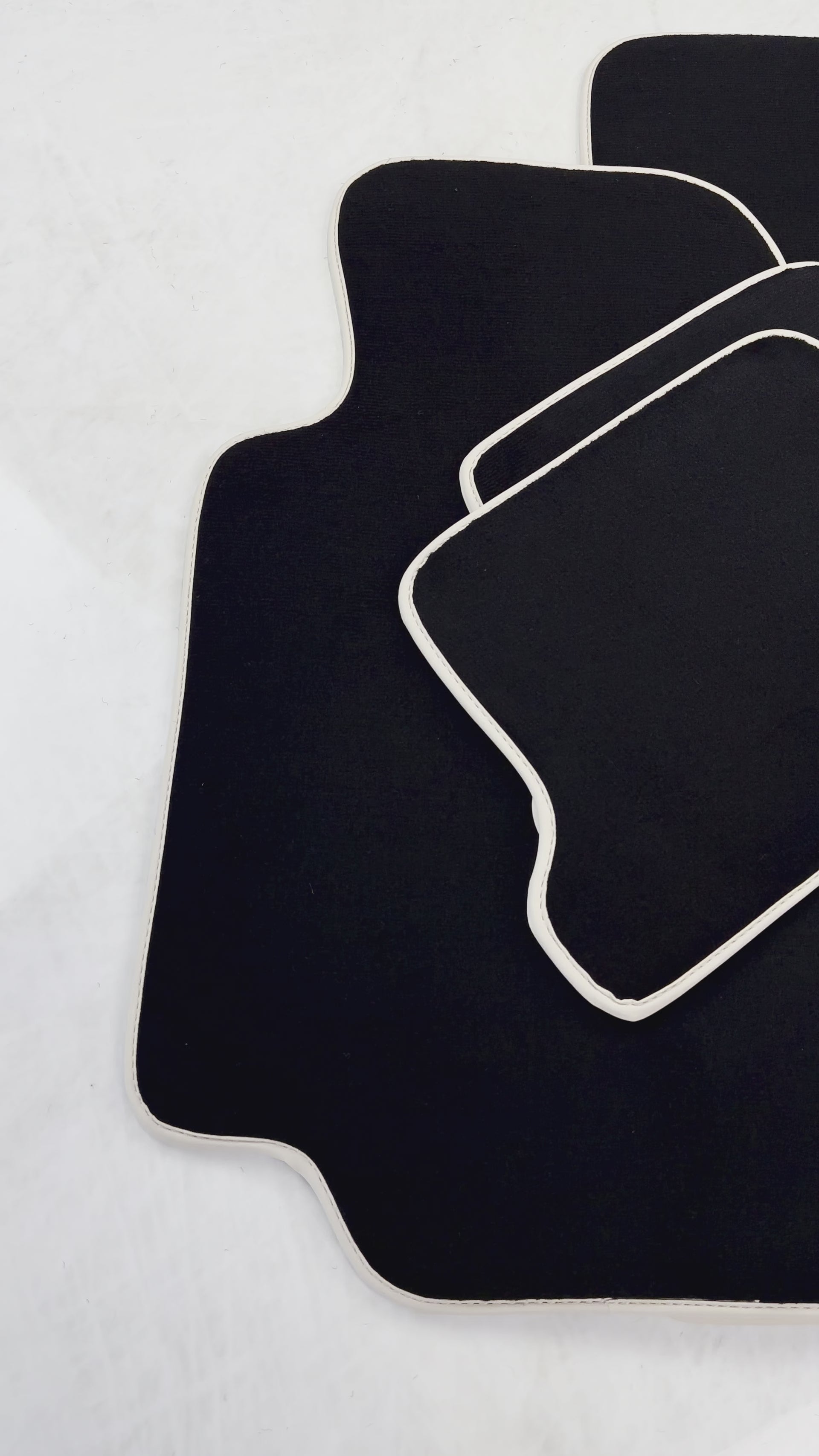 Alfombrillas negras para BMW 8 Series E31 Coupé de 2 puertas (1989-1999) - AutoWin