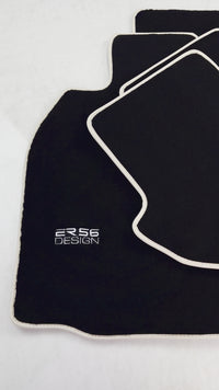 Alfombrillas de coche negras para Porsche 911 - 997 (2005-2011) Diseño ER56