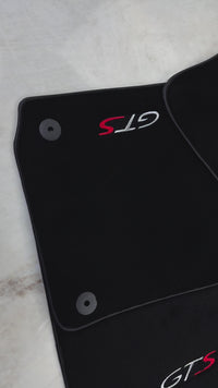 Tapis de voiture noirs pour Porsche Macan GTS (2014-2023)