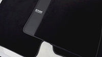 Floor Mats for Tesla Model X (5 Seats) Black Tailored Carpets ER56 Design