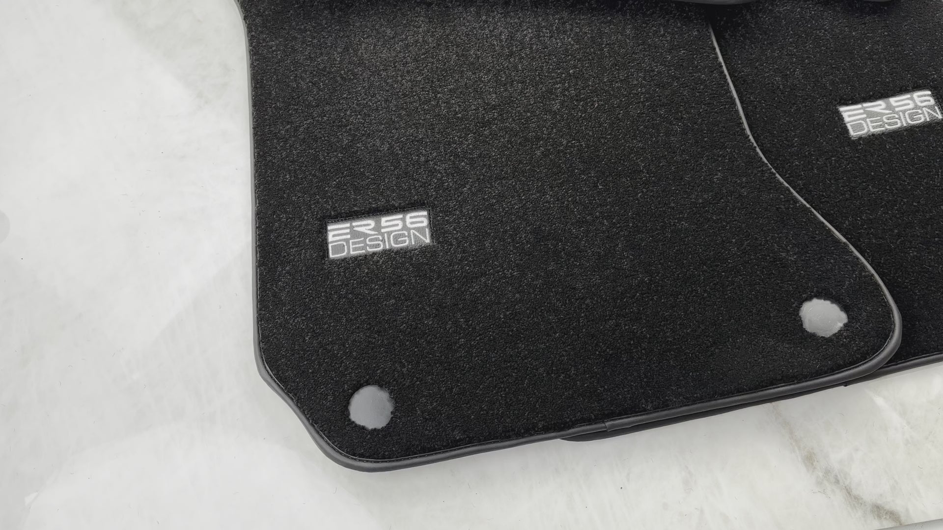 Alfombrillas de Lujo Negras para Mercedes Benz E-Class W213 Sedán (2016-2020) Híbrido | Diseño ER56 - AutoWin