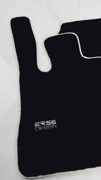 Black Floor Mats For Mercedes-Benz SL-Class R231 (2012-2022) ER56 Design