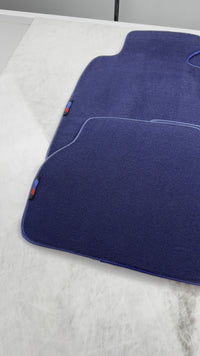 Alfombrillas Azules para BMW Serie 5 E39 Sedán (1996-2003)