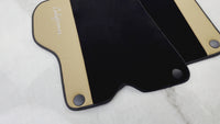 Tappetini Neri per Ferrari California (2008-2014) in Pelle Nappa Tradizione Beige