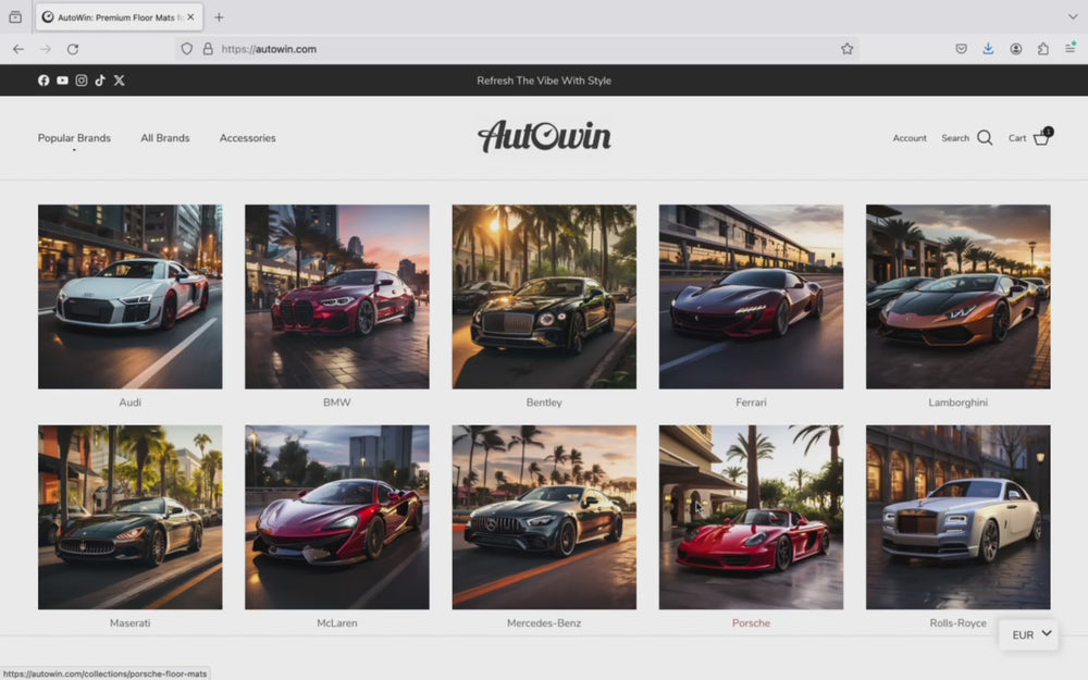 Personaliza tus alfombrillas Porsche