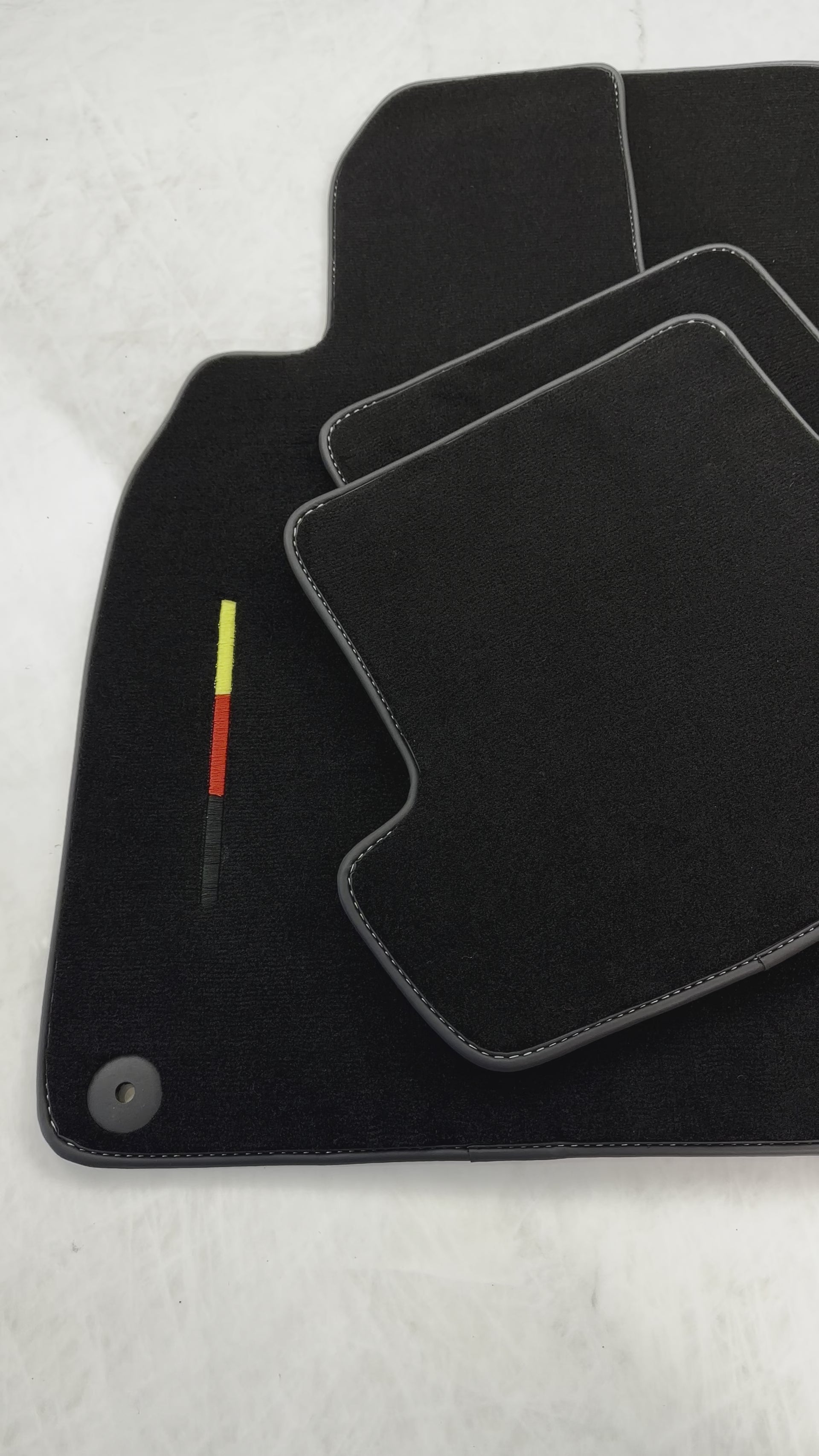 Tapis de voiture noirs pour Porsche 991 (2012-2019) - AutoWin