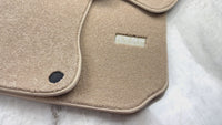 Beige Luxury Floor Mats for Mercedes Benz C-Class S206 Wagon (2021-2023) Hybrid | ER56 Design