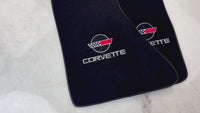 Mats de coche negros para Chevrolet Corvette C4 (1984-1996)