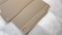 Tappetini Beige per Ferrari California (2008-2014) con Pelle Beige