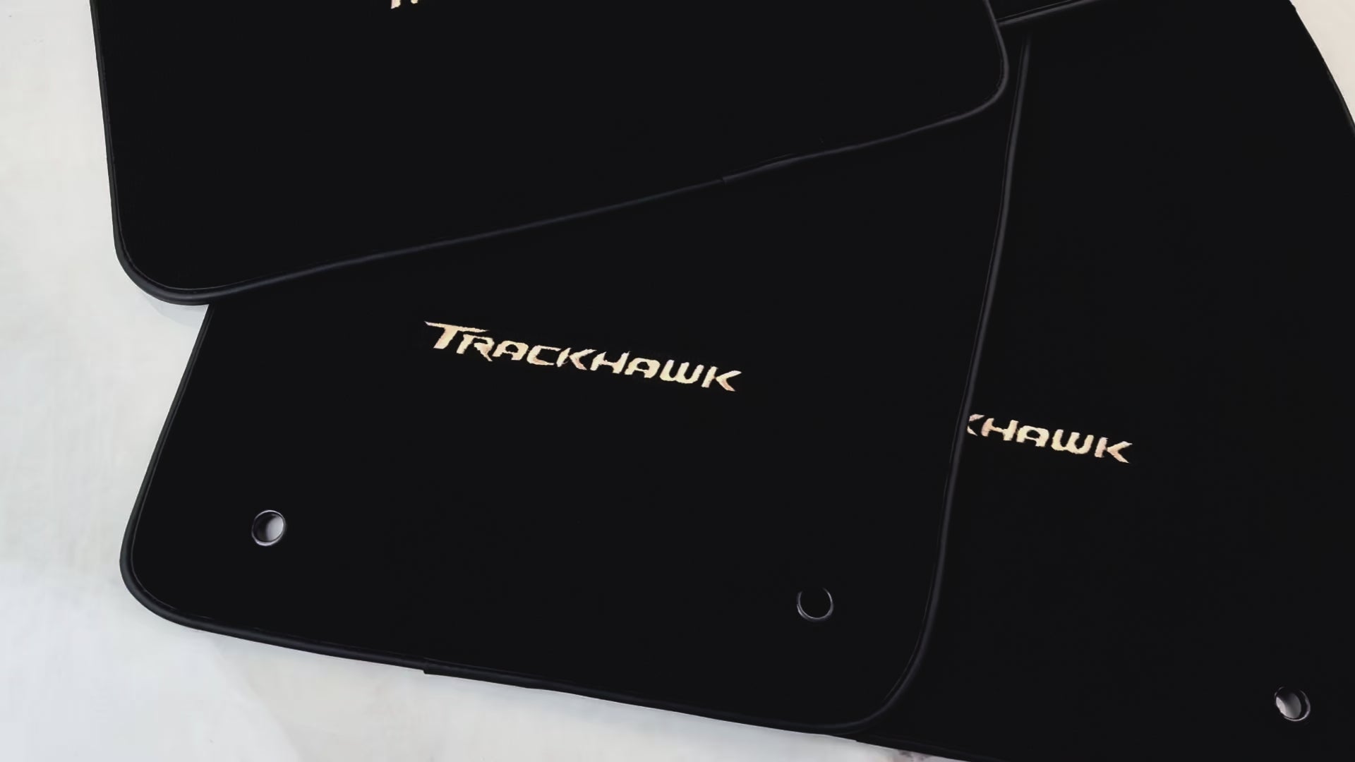 Tapis de voiture noirs pour Jeep Grand Cherokee Trackhawk (2018-2021) - AutoWin