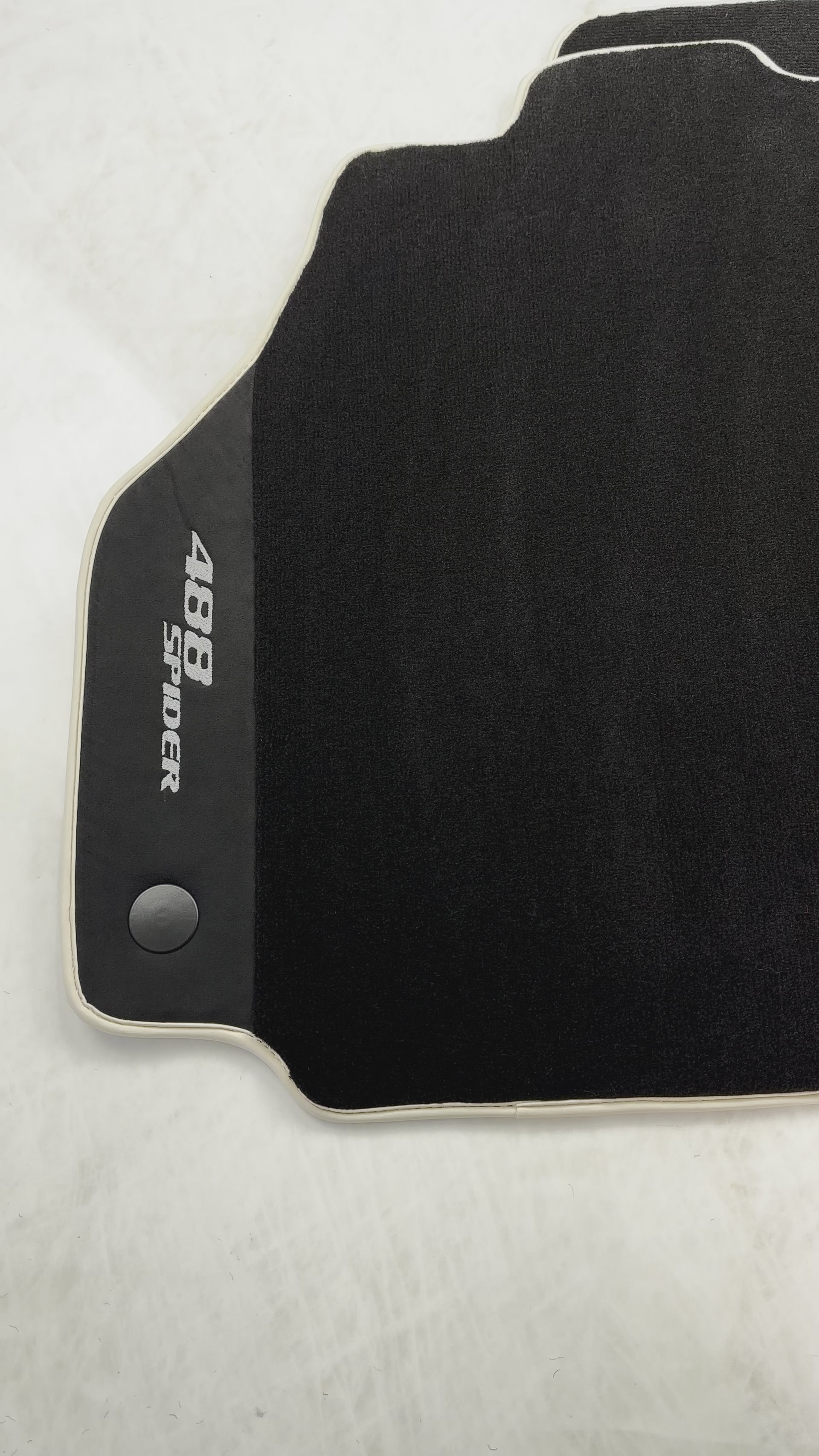 Alfombrillas negras para coche para Ferrari 488 Spider 2015-2022 - AutoWin