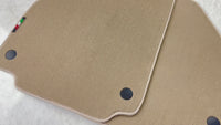 Alfombrillas beige para Ferrari 488 (2015-2022) | Edición Italiana