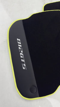 Tappetini neri per auto per Ferrari 812 GTS (2019-2023) in pelle