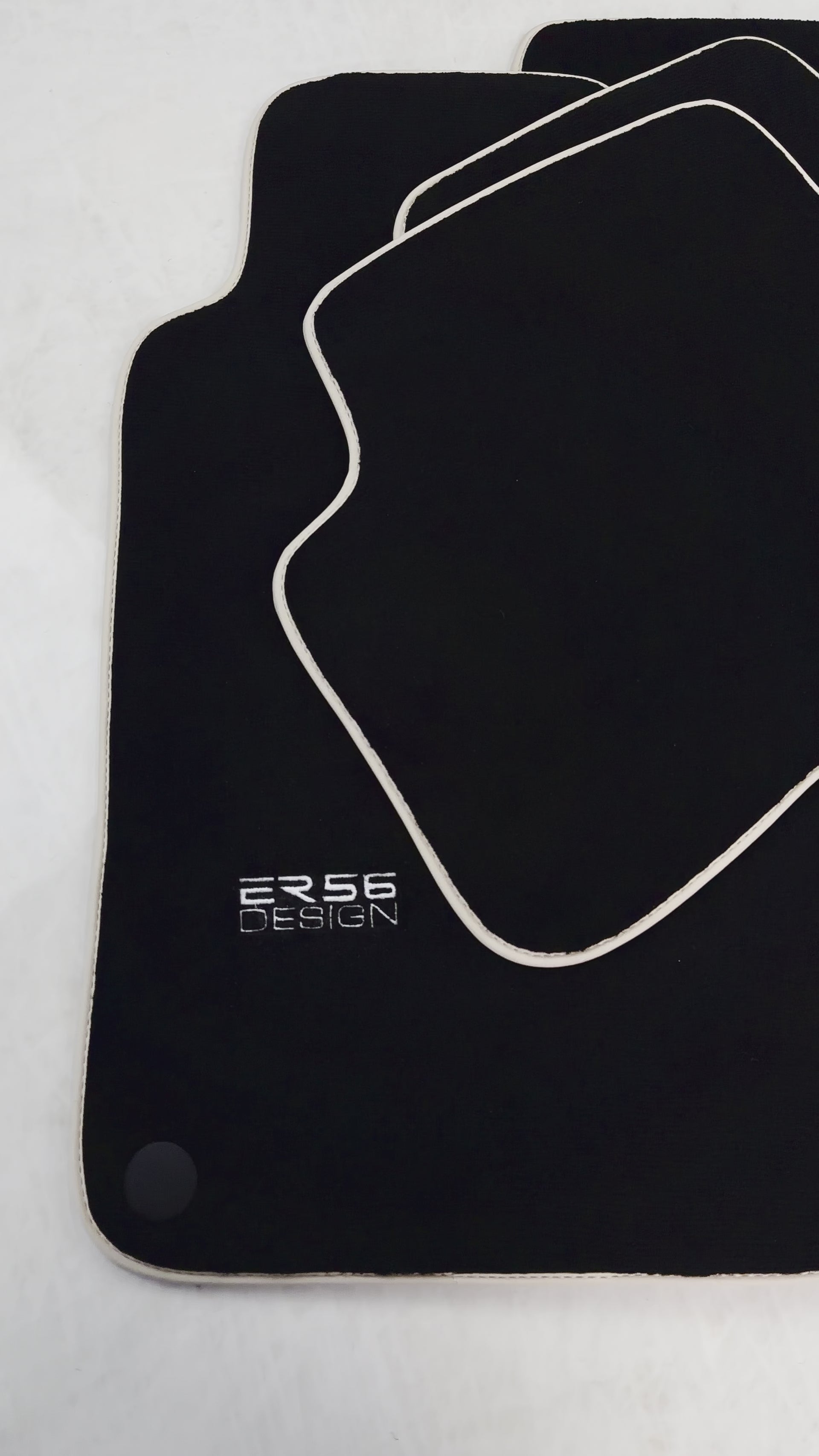 Alfombrillas negras para coches para Mercedes Benz C-Class W203 (2000-2007) Diseño ER56 - ER56 Design