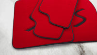 Red Floor Mats for Mini Cooper / One R53 (2001-2007) Cooper S