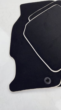 Tapis de voiture noirs pour Honda Accord (1990-1993)