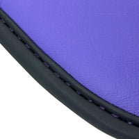 Purple Leather Black Floor Mats for Lamborghini Huracan | Black Trim - AutoWin