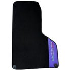 Purple Leather Black Floor Mats for Lamborghini Huracan | Black Trim - AutoWin
