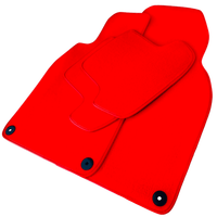 Red Floor Mats for Porsche Taycan (2020-2023) - AutoWin