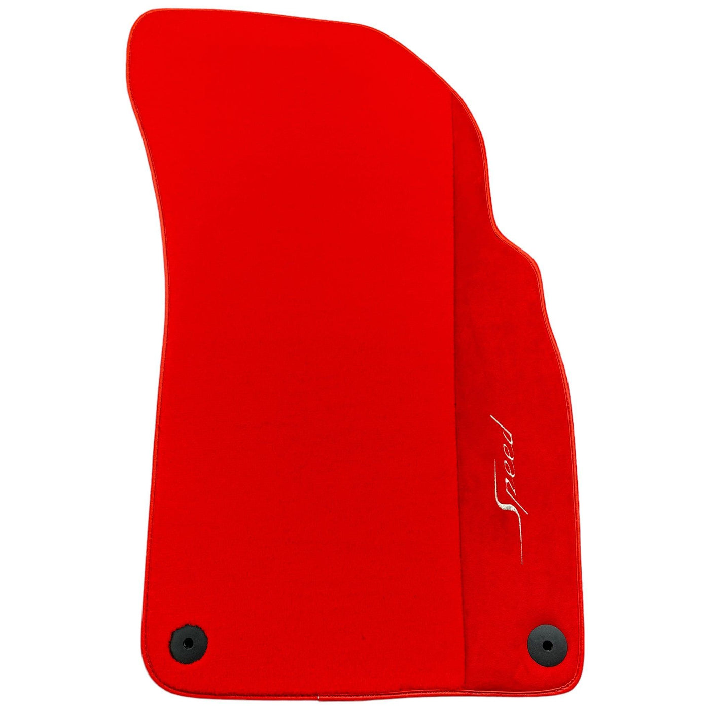 Red Floor Mats For Bentley Bentayga (2015-2023) with Alcantara Leather - AutoWin