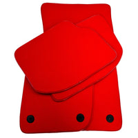 Red Floor Mats For Bentley Continental GT (2018–2023) - AutoWin