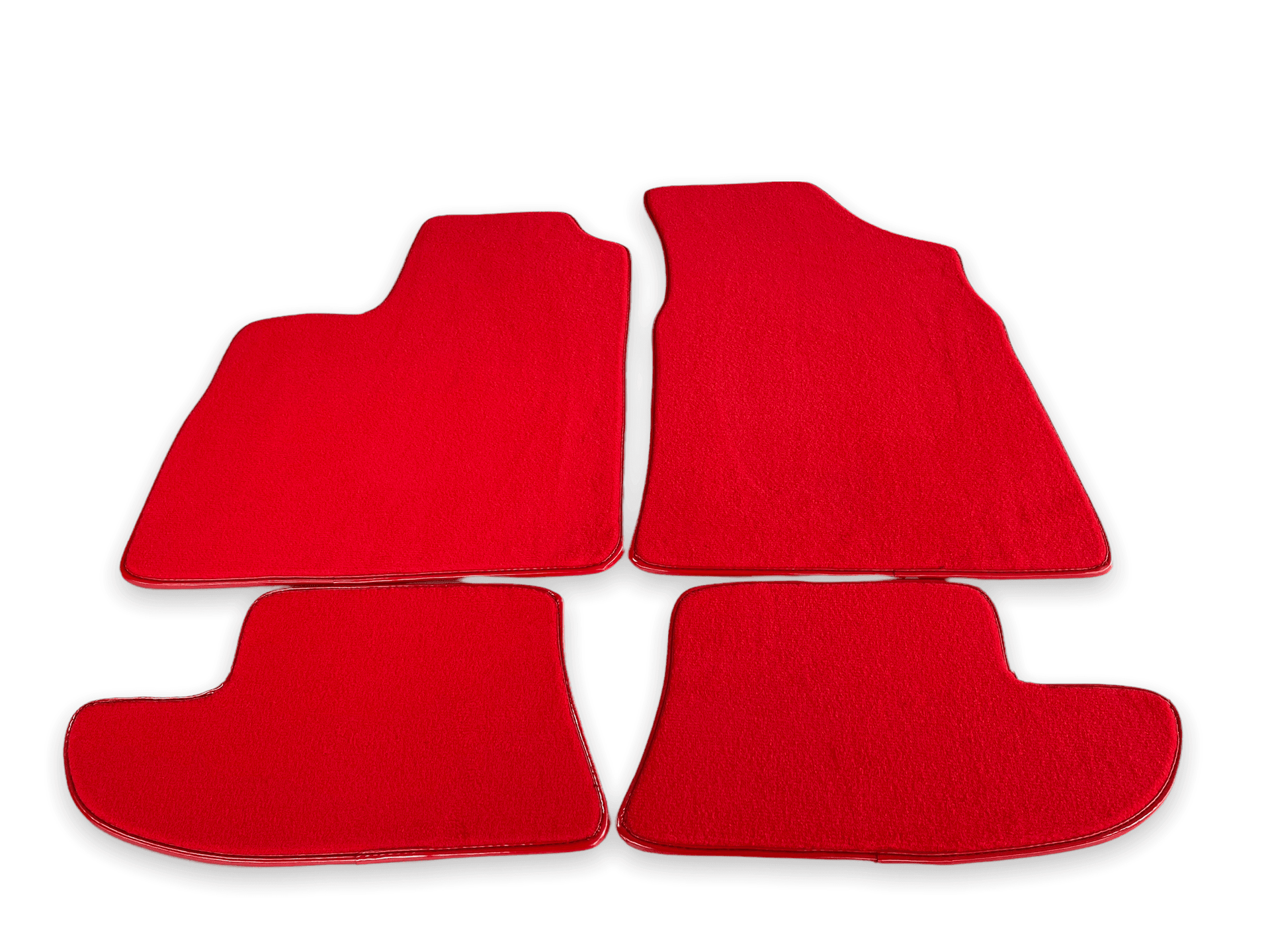 Red Floor Mats For Bentley Continental GTC (2011-2018) - AutoWin