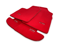Red Floor Mats For Bentley Continental GTC (2011-2018) Er56 Design - AutoWin
