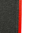 Red Floor Mats For Bentley Flying Spur (2005-2013) with Alcantara Leather - AutoWin