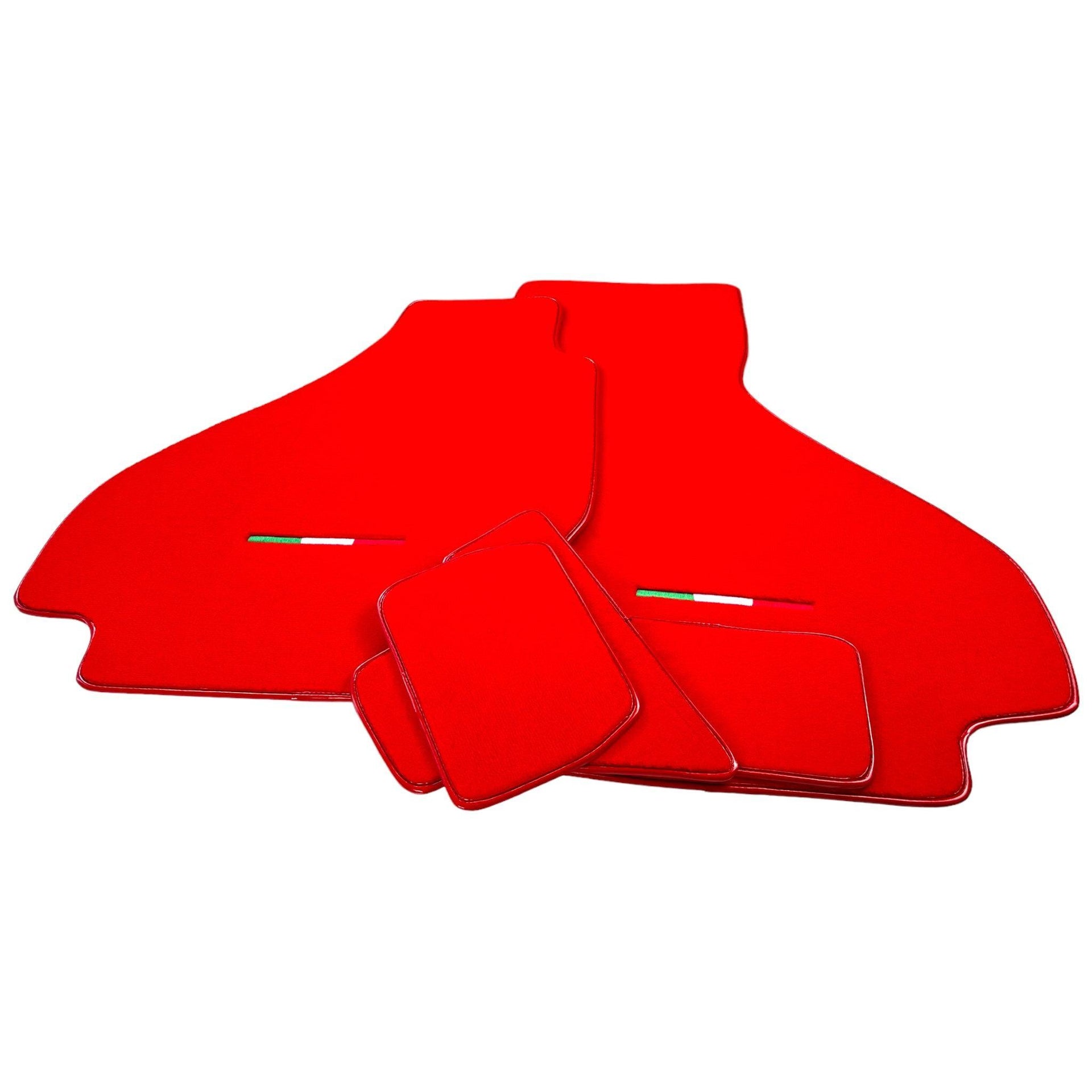 Red Floor Mats For Ferrari 512 TR 1992-1994 - AutoWin