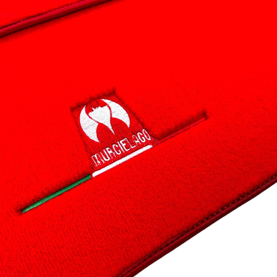 Red Floor Mats for Lamborghini Murcielago AutoWin Brand - AutoWin
