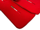 Red Floor Mats For Maserati Coupé (2001-2007) Italy Edition - AutoWin