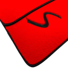 Red Floor Mats for Mini Cooper / One R53 (2001-2007) Cooper S - AutoWin