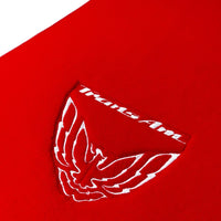 Red Floor Mats for Pontiac FireBird (1970-1981) with Trans Am Logo - AutoWin