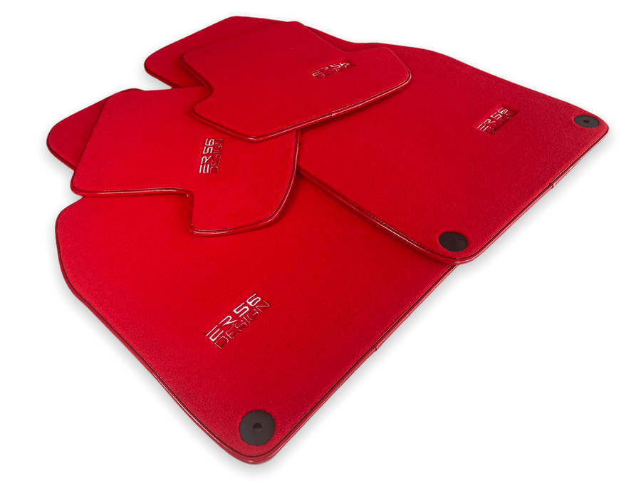 Red Floor Mats for Porsche 911 - 992 (2019-2024)| ER56 Design - AutoWin