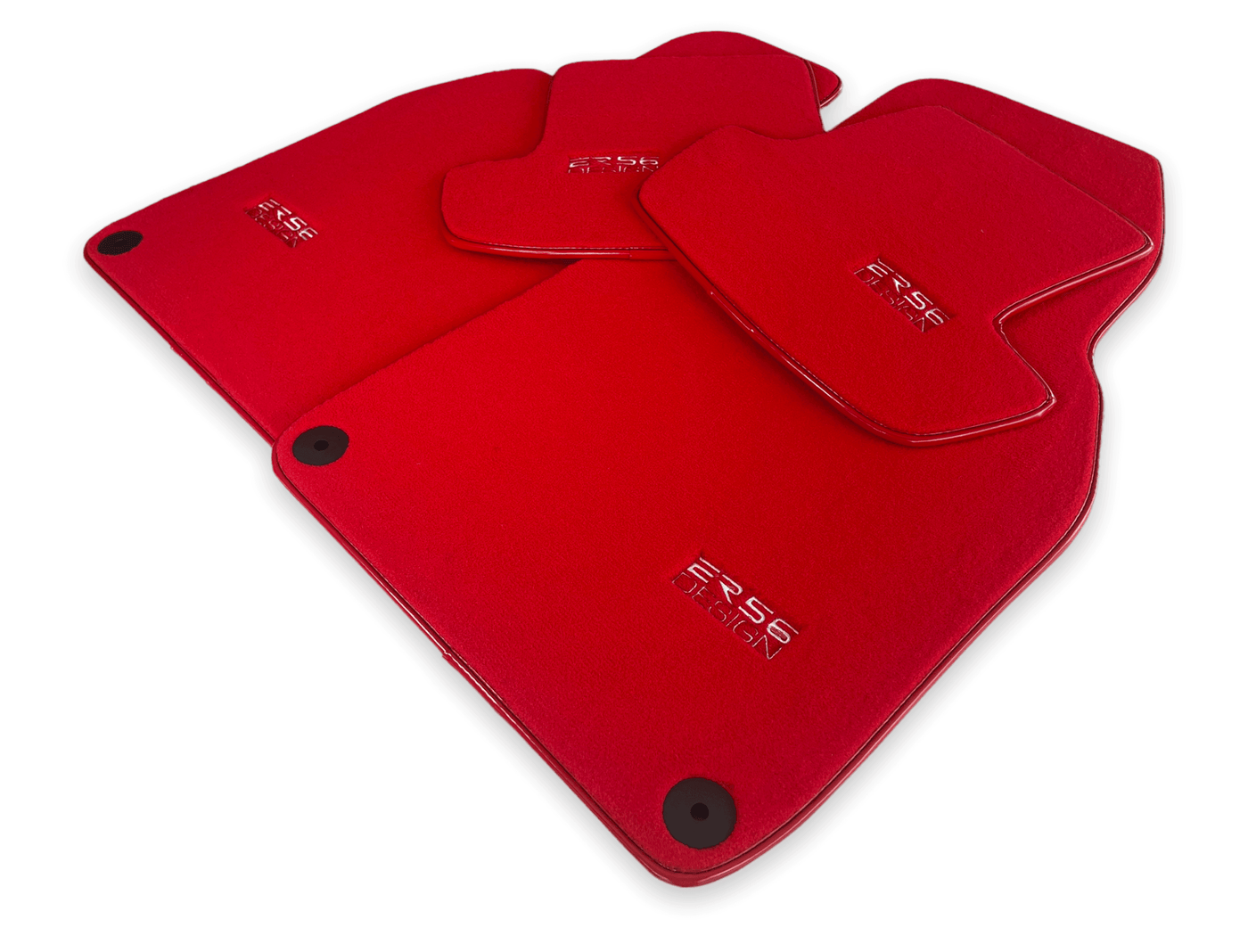 Red Floor Mats for Porsche Cayenne (2010-2018) | ER56 Design - AutoWin