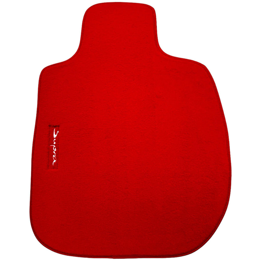Red Floor Mats for Toyota GR Supra A90 (2019-2023) - AutoWin