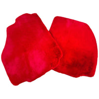 Red Sheepskin Floor Mats for Ferrari 458 Speciale (2012-2015)