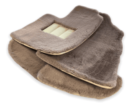 Sheepskin Floor Mats For Bentley Continental GTC (2006–2011) Er56 Design - AutoWin