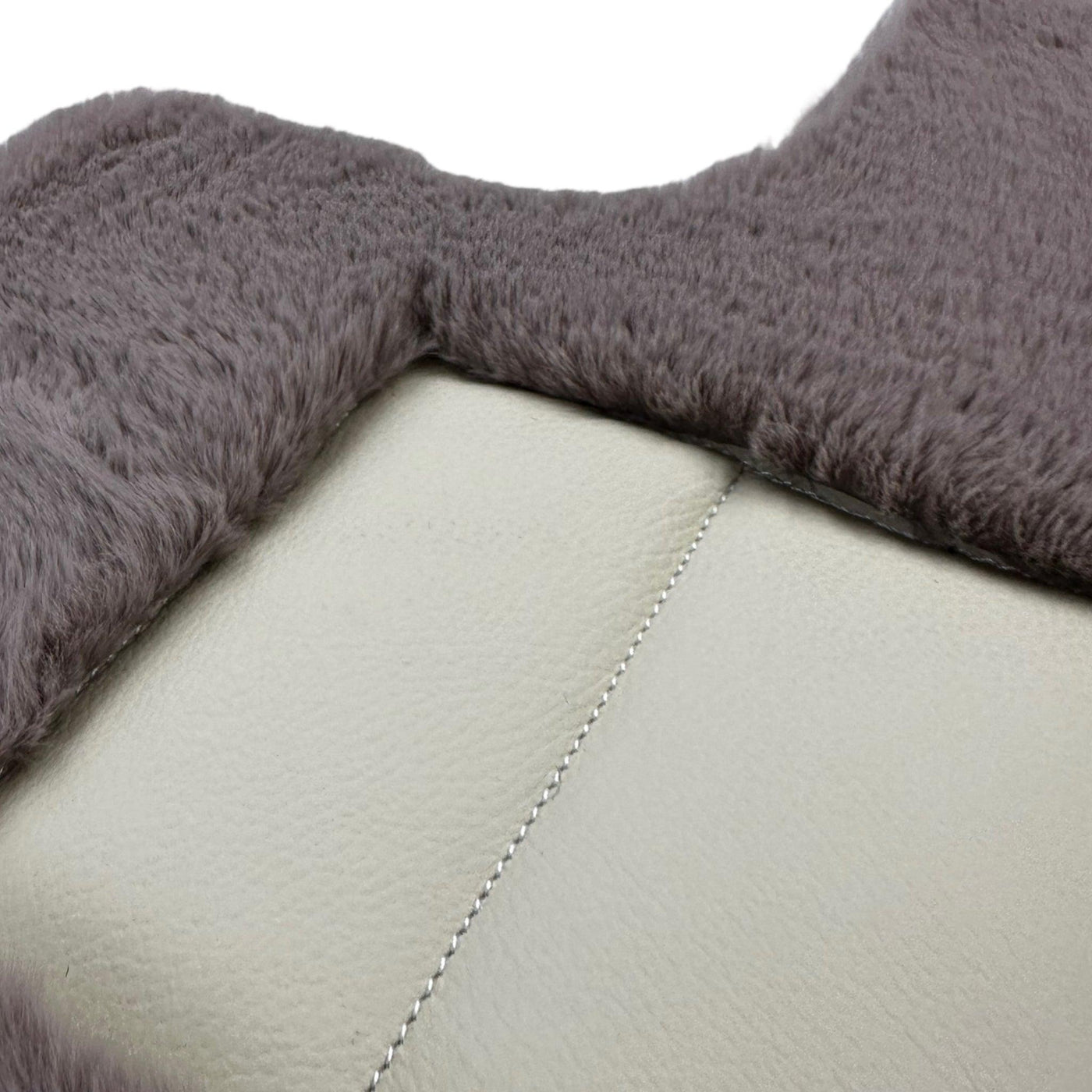 Sheepskin Floor Mats For Bentley Continental GTC (2018-2023) ER56 Design - AutoWin
