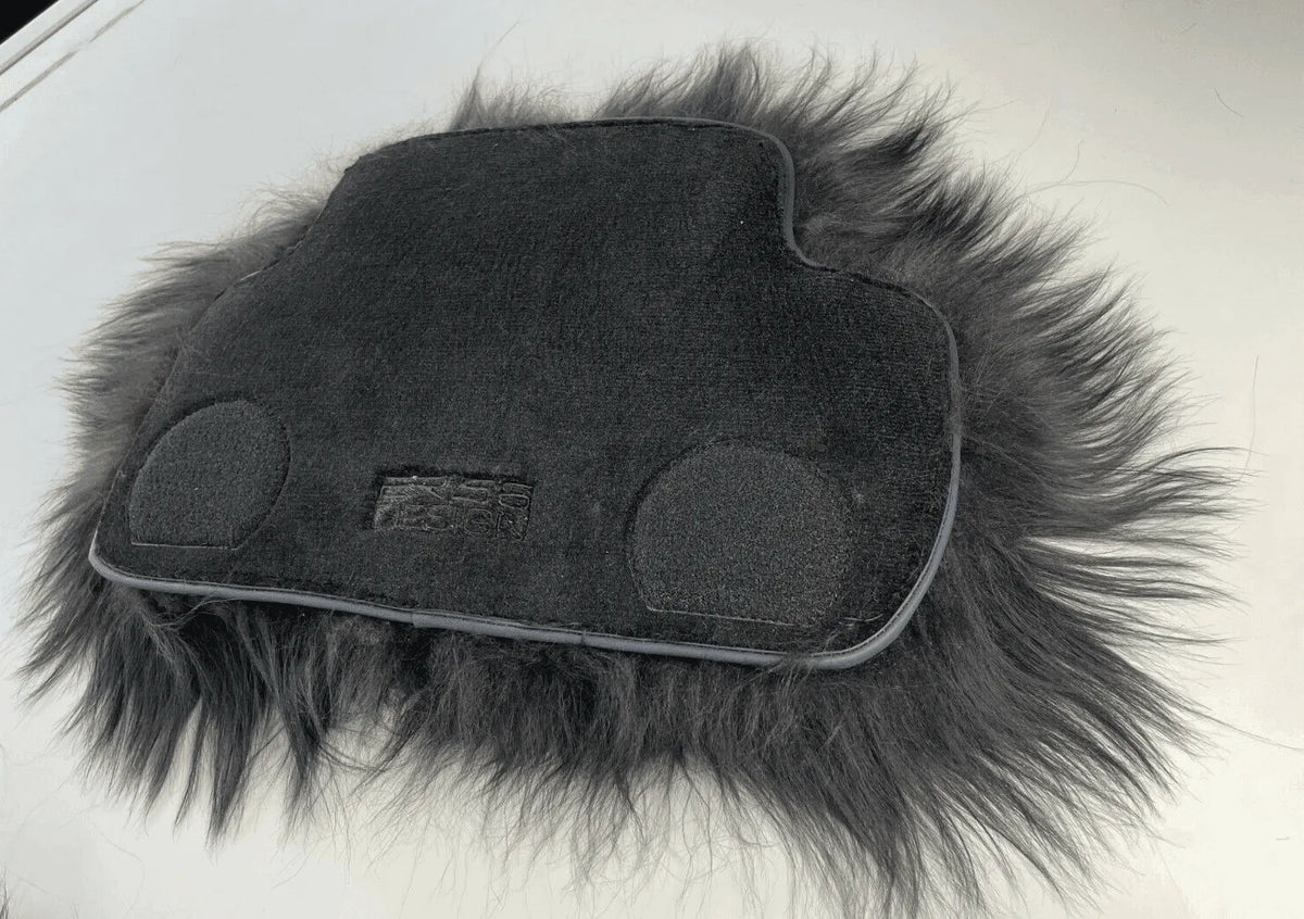 Sheepskin Floor Mats For Rolls Royce Ghost Series II (2021-2024) Er56 Design Brand - AutoWin