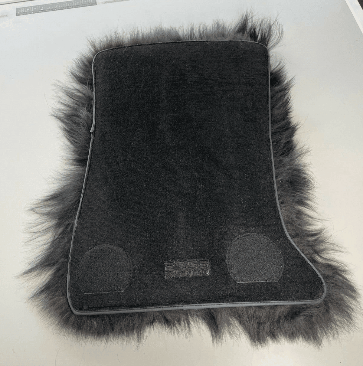 Sheepskin Floor Mats For Rolls Royce Spectre (2023-2024) ER56 Design Brand - AutoWin