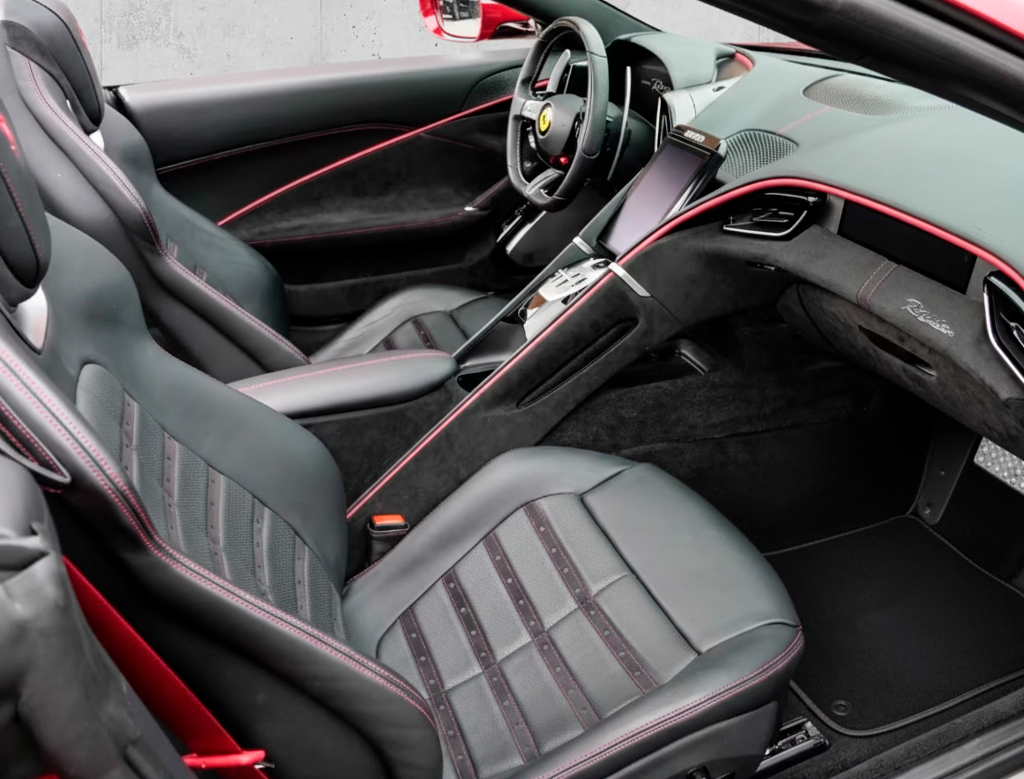 Black Floor Mats for Ferrari Roma (2021-2024) - AutoWin