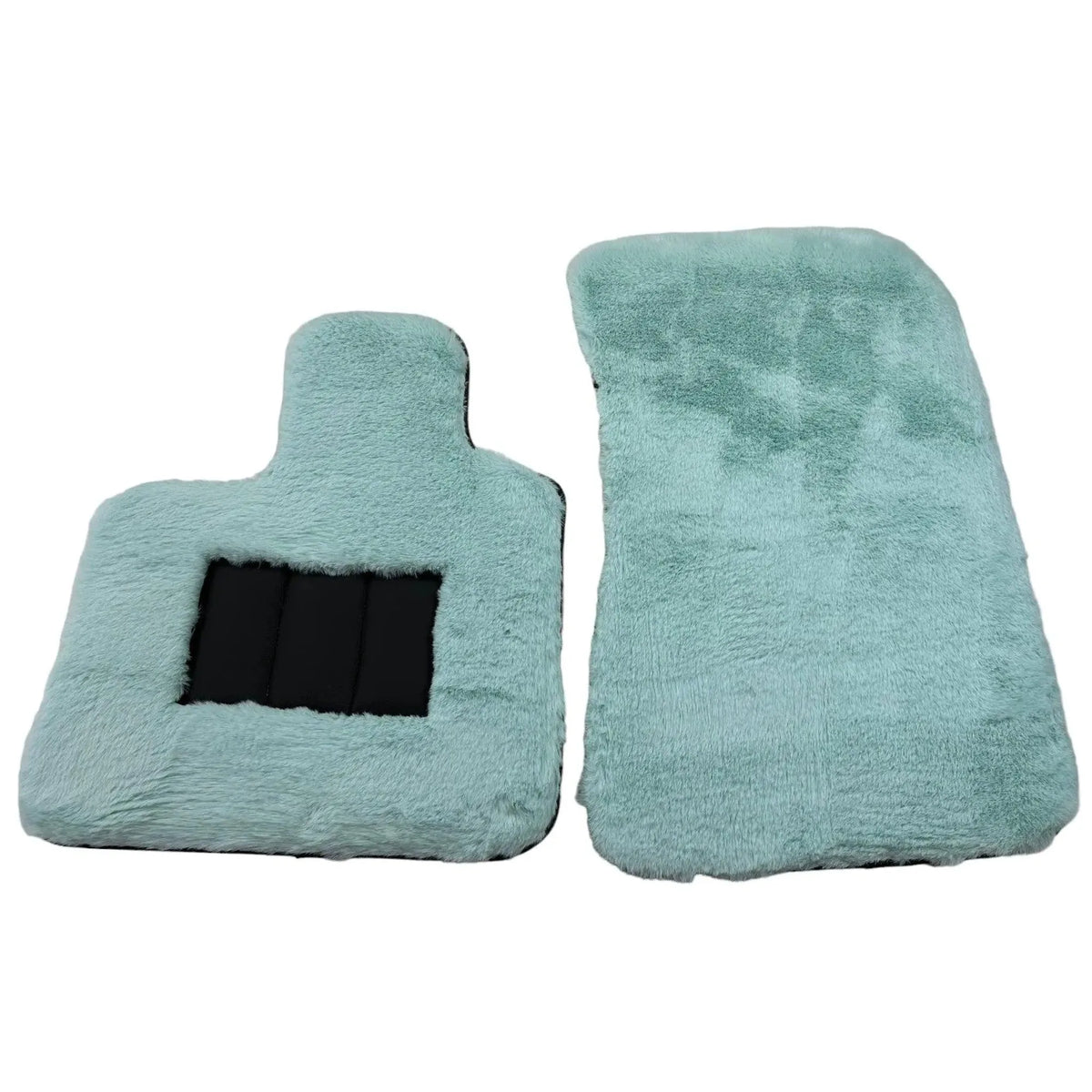 Tiff Blue Sheepskin Floor Mats For Rolls Royce Ghost Series II (2021-2024) ER56 Design Brand