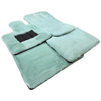 Tiffany Blue Sheepskin Floor Mats For Rolls Royce Shadow 1965-1977 - AutoWin
